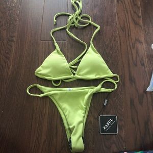 Zaful green bikini